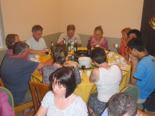 This is our group's first Supper together.